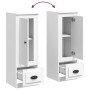 Aparador alto madera contrachapada blanco 36x35,5x103,5 cm de vidaXL, Aparadores - Ref: Foro24-816304, Precio: 71,79 €, Descu...