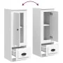 Aparador alto madera contrachapada blanco 36x35,5x103,5 cm de vidaXL, Aparadores - Ref: Foro24-816304, Precio: 70,95 €, Descu...