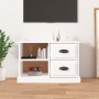 Mueble de TV madera contrachapada blanco brillo 73x35,5x47,5 cm de vidaXL, Muebles TV - Ref: Foro24-816170, Precio: 43,74 €, ...