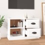 Mueble de TV madera contrachapada blanco brillo 73x35,5x47,5 cm de vidaXL, Muebles TV - Ref: Foro24-816170, Precio: 43,74 €, ...