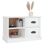 Mueble de TV madera contrachapada blanco brillo 73x35,5x47,5 cm de vidaXL, Muebles TV - Ref: Foro24-816170, Precio: 43,74 €, ...