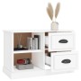 Mueble de TV madera contrachapada blanco brillo 73x35,5x47,5 cm de vidaXL, Muebles TV - Ref: Foro24-816170, Precio: 43,74 €, ...