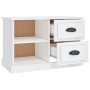 Mueble de TV madera contrachapada blanco brillo 73x35,5x47,5 cm de vidaXL, Muebles TV - Ref: Foro24-816170, Precio: 43,74 €, ...