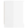 Mueble de TV madera contrachapada blanco brillo 73x35,5x47,5 cm de vidaXL, Muebles TV - Ref: Foro24-816170, Precio: 43,74 €, ...