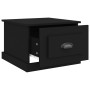 Mesa de centro madera contrachapada negra 50x50x35 cm de vidaXL, Mesas de centro - Ref: Foro24-816249, Precio: 54,62 €, Descu...