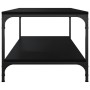 Mesa de centro de madera contrachapada negro 100x50x40 cm en Mesas de centro | Comprar online en Foru.es