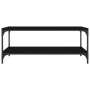 Mesa de centro madera contrachapada negro 80x50x40 cm en Mesas de centro | Comprar online en Foru.es