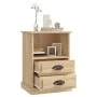 Mesitas de noche 2 unidades color roble Sonoma 43x36x60 cm de vidaXL, Mesitas de noche - Ref: Foro24-816335, Precio: 92,52 €,...