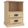 Mesitas de noche 2 unidades color roble Sonoma 43x36x60 cm de vidaXL, Mesitas de noche - Ref: Foro24-816335, Precio: 93,68 €,...