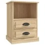 Mesitas de noche 2 unidades color roble Sonoma 43x36x60 cm de vidaXL, Mesitas de noche - Ref: Foro24-816335, Precio: 92,52 €,...