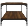 Mesa de centro madera contrachapada roble marrón 80x50x40 cm en Mesas de centro | Comprar online en Foru.es