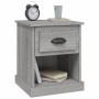 Mesita de noche madera contrachapada gris Sonoma 39x39x47,5 cm de vidaXL, Mesitas de noche - Ref: Foro24-816140, Precio: 39,8...