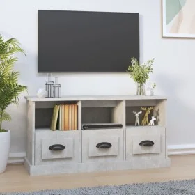 Mueble para TV madera contrachapada gris hormigón 100x35x50 cm de vidaXL, Muebles TV - Ref: Foro24-816292, Precio: 74,89 €, D...