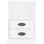 Mesitas de noche 2 unidades blanco brillante 43x36x60 cm de vidaXL, Mesitas de noche - Ref: Foro24-816333, Precio: 73,69 €, D...