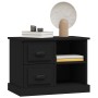 Mesita de noche negra 60x35,5x45 cm de vidaXL, Mesitas de noche - Ref: Foro24-816369, Precio: 56,02 €, Descuento: %