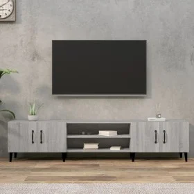 Mueble para TV madera contrachapada gris Sonoma 180x31,5x40 cm de vidaXL, Muebles TV - Ref: Foro24-816270, Precio: 98,12 €, D...