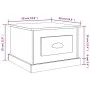 Concrete gray plywood coffee table 50x50x35 cm by vidaXL, Coffee table - Ref: Foro24-816252, Price: 47,01 €, Discount: %