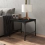 Mesa de centro madera contrachapada negra 50x50x35 cm en Mesas de centro | Comprar online en Foru.es