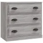 Aparador de madera contrachapada gris Sonoma 70x35,5x67,5 cm de vidaXL, Aparadores - Ref: Foro24-816230, Precio: 95,42 €, Des...