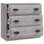 Aparador de madera contrachapada gris Sonoma 70x35,5x67,5 cm de vidaXL, Aparadores - Ref: Foro24-816230, Precio: 96,88 €, Des...