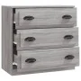 Aparador de madera contrachapada gris Sonoma 70x35,5x67,5 cm de vidaXL, Aparadores - Ref: Foro24-816230, Precio: 95,42 €, Des...