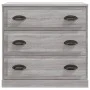 Aparador de madera contrachapada gris Sonoma 70x35,5x67,5 cm de vidaXL, Aparadores - Ref: Foro24-816230, Precio: 95,42 €, Des...