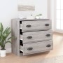 Aparador de madera contrachapada gris Sonoma 70x35,5x67,5 cm de vidaXL, Aparadores - Ref: Foro24-816230, Precio: 96,88 €, Des...