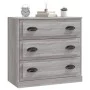 Aparador de madera contrachapada gris Sonoma 70x35,5x67,5 cm de vidaXL, Aparadores - Ref: Foro24-816230, Precio: 95,42 €, Des...