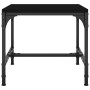 Mesa auxiliar de madera contrachapada negro 40x40x35 cm en Mesas de centro | Comprar online en Foru.es