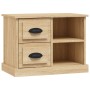 Mesita de noche color roble Sonoma 60x35,5x45 cm de vidaXL, Mesitas de noche - Ref: Foro24-816371, Precio: 50,09 €, Descuento: %