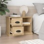 Mesita de noche color roble Sonoma 60x35,5x45 cm de vidaXL, Mesitas de noche - Ref: Foro24-816371, Precio: 50,09 €, Descuento: %