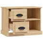 Mesita de noche color roble Sonoma 60x35,5x45 cm de vidaXL, Mesitas de noche - Ref: Foro24-816371, Precio: 50,09 €, Descuento: %