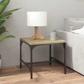 Mesa auxiliar madera contrachapada roble Sonoma 40x40x35 cm en Mesas de centro | Comprar online en Foru.es