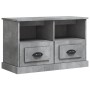 Mueble para TV madera contrachapada gris hormigón 80x35x50 cm de vidaXL, Muebles TV - Ref: Foro24-816284, Precio: 53,68 €, De...