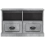 Mueble para TV madera contrachapada gris hormigón 80x35x50 cm de vidaXL, Muebles TV - Ref: Foro24-816284, Precio: 53,68 €, De...
