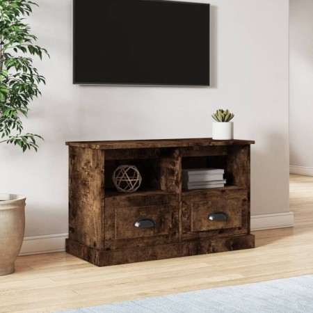 Mueble para TV madera contrachapada roble ahumado 80x35x50 cm de vidaXL, Muebles TV - Ref: Foro24-816285, Precio: 61,60 €, De...