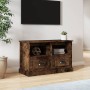 Mueble para TV madera contrachapada roble ahumado 80x35x50 cm de vidaXL, Muebles TV - Ref: Foro24-816285, Precio: 61,60 €, De...