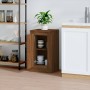 Aparador madera contrachapada marrón roble 37,5x35,5x67,5 cm de vidaXL, Aparadores - Ref: Foro24-816214, Precio: 47,42 €, Des...