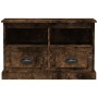 Mueble para TV madera contrachapada roble ahumado 80x35x50 cm de vidaXL, Muebles TV - Ref: Foro24-816285, Precio: 61,60 €, De...