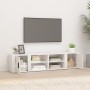 Muebles para TV 2 uds madera blanco brillo 80x31,5x36 cm en Muebles TV | Comprar online en Foru.es