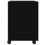 Archivador con ruedas madera contrachapada negro 45x38x54 cm de vidaXL, Armarios y almacenamiento - Ref: Foro24-811521, Preci...