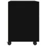Archivador con ruedas madera contrachapada negro 45x38x54 cm de vidaXL, Armarios y almacenamiento - Ref: Foro24-811521, Preci...