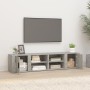 Mueble TV 2 uds madera contrachapada gris hormigón 80x31,5x36cm en Muebles TV | Comprar online en Foru.es