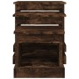 Mesas de centro 3 uds madera de ingeniería roble ahumado de vidaXL, Mesas de centro - Ref: Foro24-816493, Precio: 71,14 €, De...