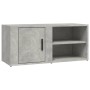 Mueble TV 2 uds madera contrachapada gris hormigón 80x31,5x36cm en Muebles TV | Comprar online en Foru.es