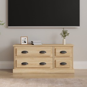 Mueble para TV madera contrachapada roble Sonoma 100x35,5x45 cm de vidaXL, Muebles TV - Ref: Foro24-816451, Precio: 81,54 €, ...