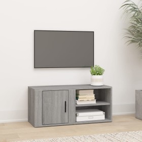 Mueble para TV madera contrachapada gris Sonoma 80x31,5x36 cm en Muebles TV | Comprar online en Foru.es