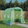 Invernadero con estructura de acero verde 4 m² 2x2x2 m de vidaXL, Invernaderos - Ref: Foro24-364073, Precio: 109,21 €, Descue...