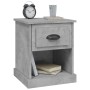 Mesitas de noche 2 uds madera contrachapada gris 39x39x47,5 cm de vidaXL, Mesitas de noche - Ref: Foro24-816137, Precio: 55,9...