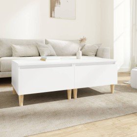 Mesas auxiliares 2 uds madera contrachapada blanco 50x46x35 cm en Mesas auxiliares | Comprar online en Foru.es